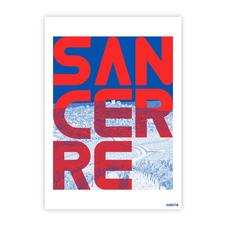 Augustin - Wholesale Postcard - Sancerre (red) - postcard