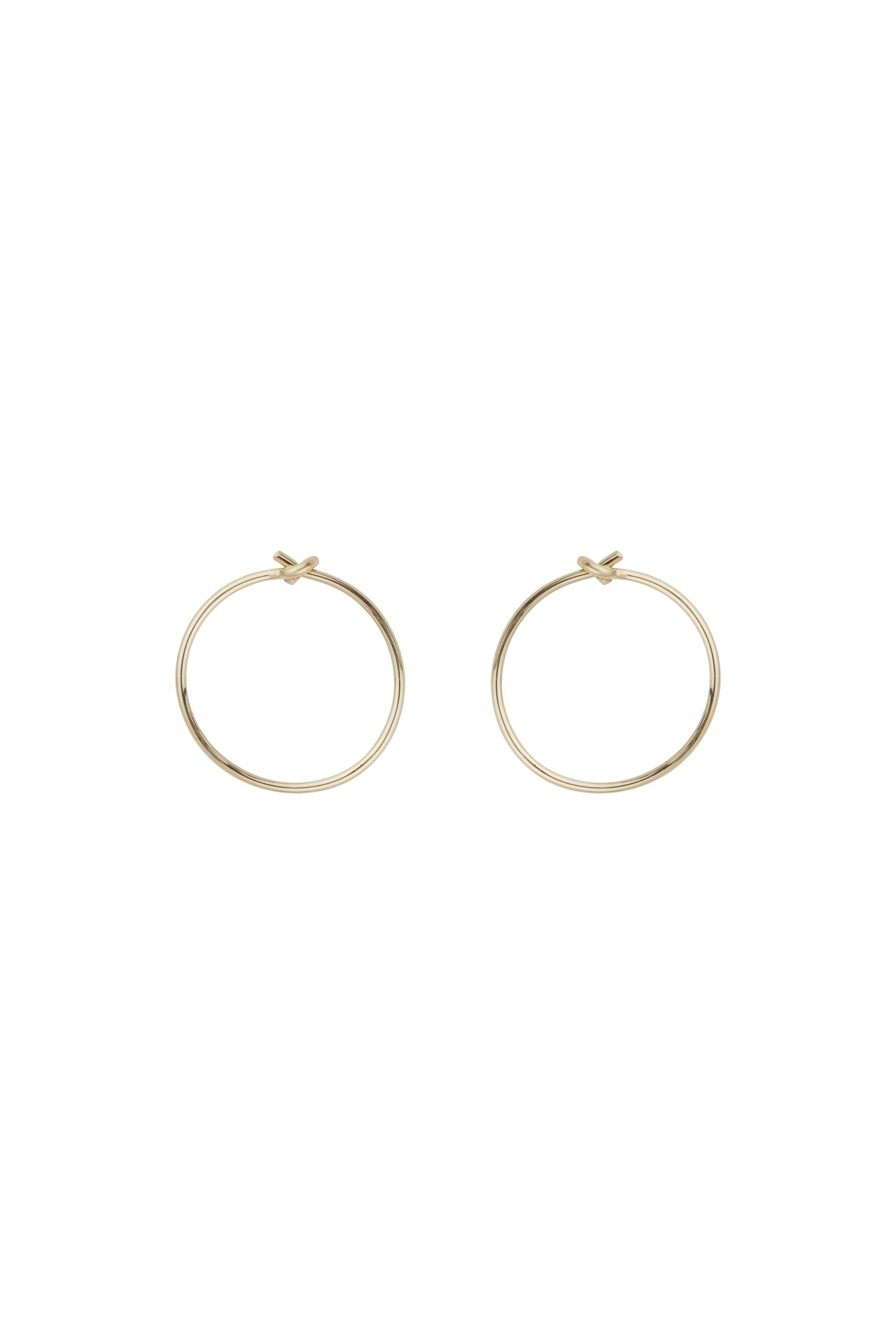 Mark Steel Jewelry - Wholesale Hoop Earrings - 22 Gauge Wire Hoop Earring Available in Sizes 9mm-18mm4