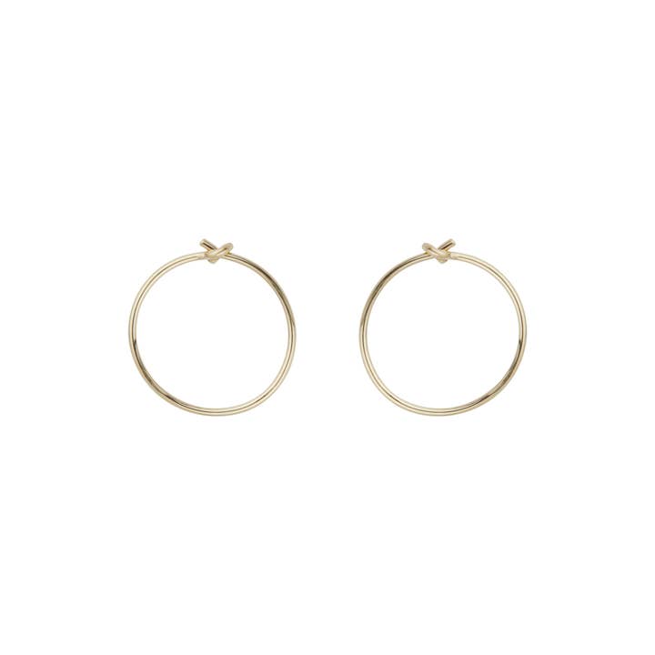 Mark Steel Jewelry - Wholesale Hoop Earrings - 22 Gauge Wire Hoop Earring Available in Sizes 9mm-18mm4