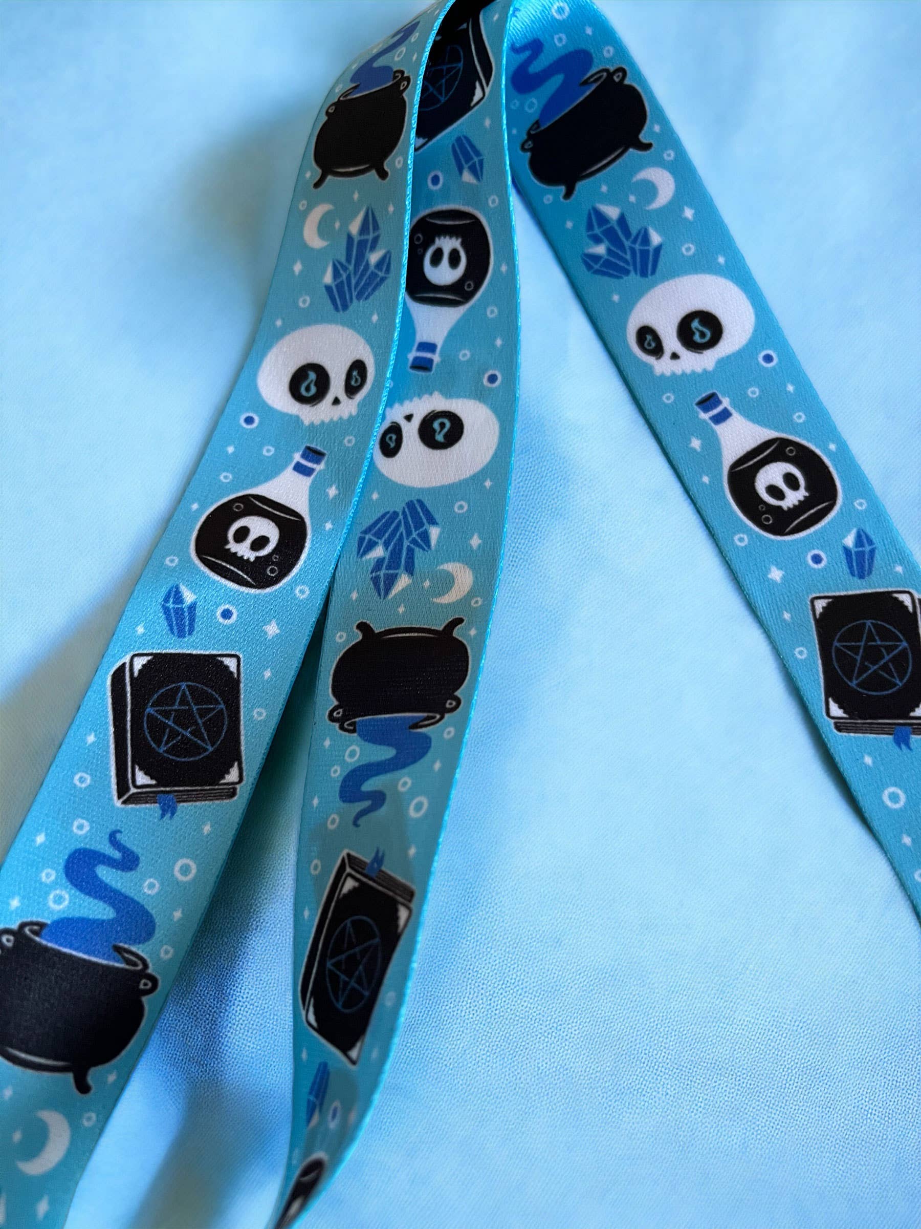 XRAEART Clothing Co - Wholesale Lanyard - Women's - Toil N Trouble Goth Pattern Lanyard1