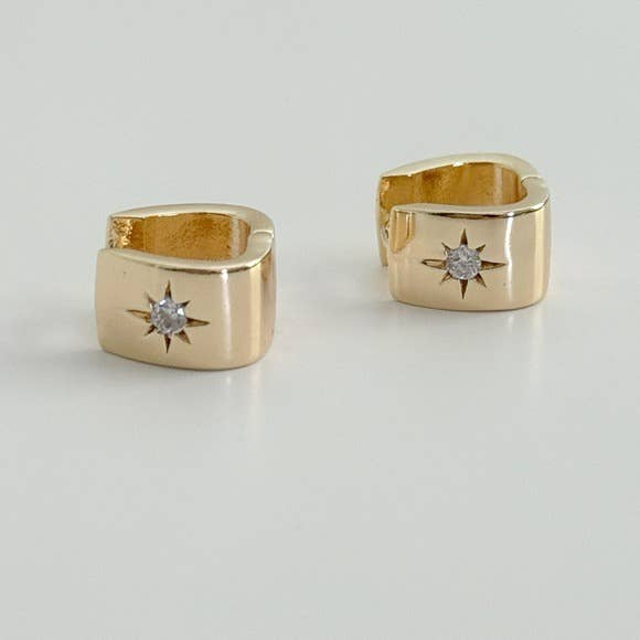 Tramps+Thieves - Wholesale Hoop Earrings - Linda Star Hoops