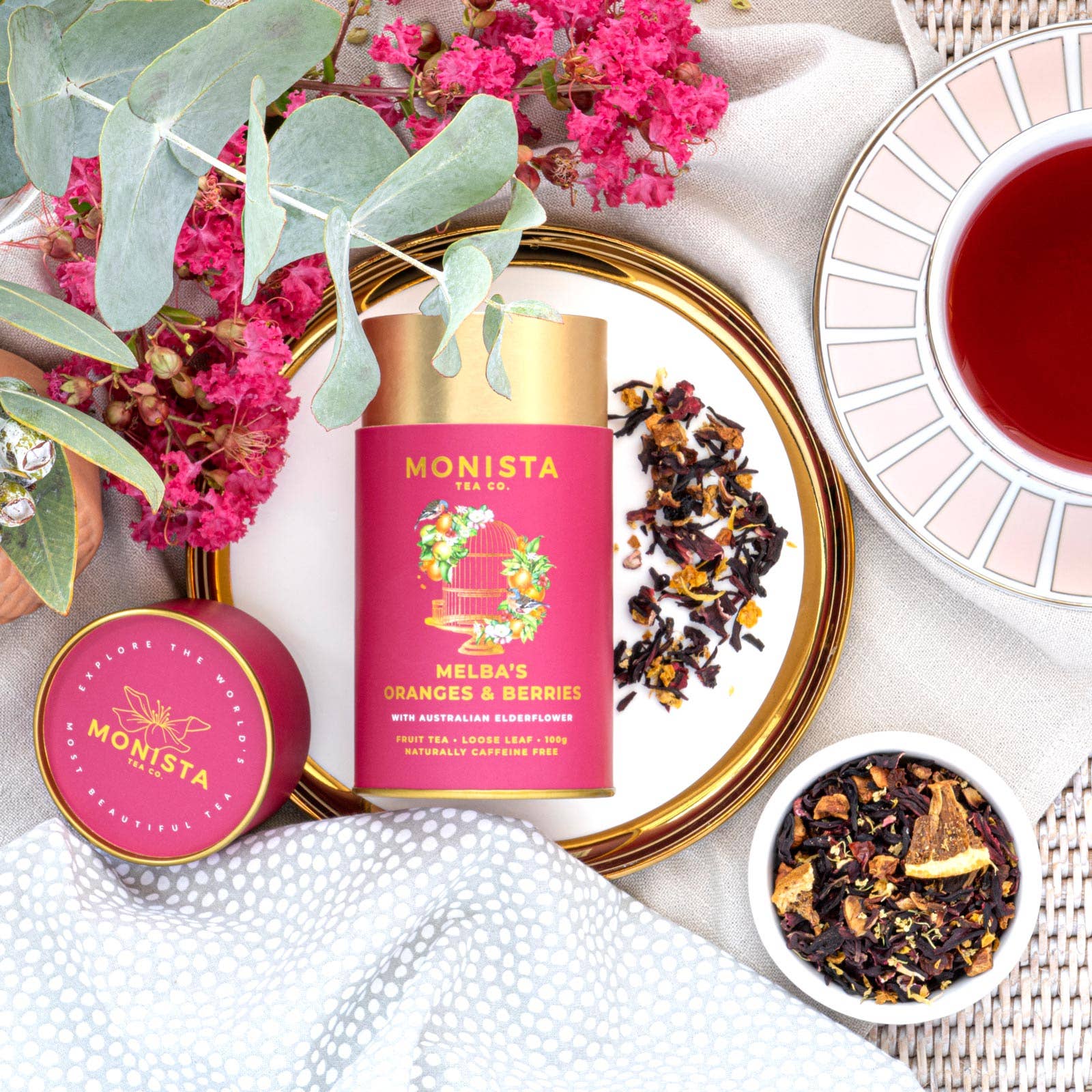 Monista Tea Co. - Vendita all'ingrosso Tè sfusi - Tè alla frutta Melba's Arance & Berries2