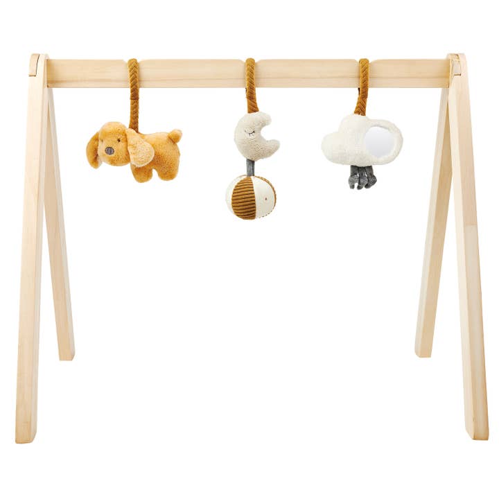 Nattou Charlie - Wooden Arches with Hanging Toys for wholesale by Hippychick