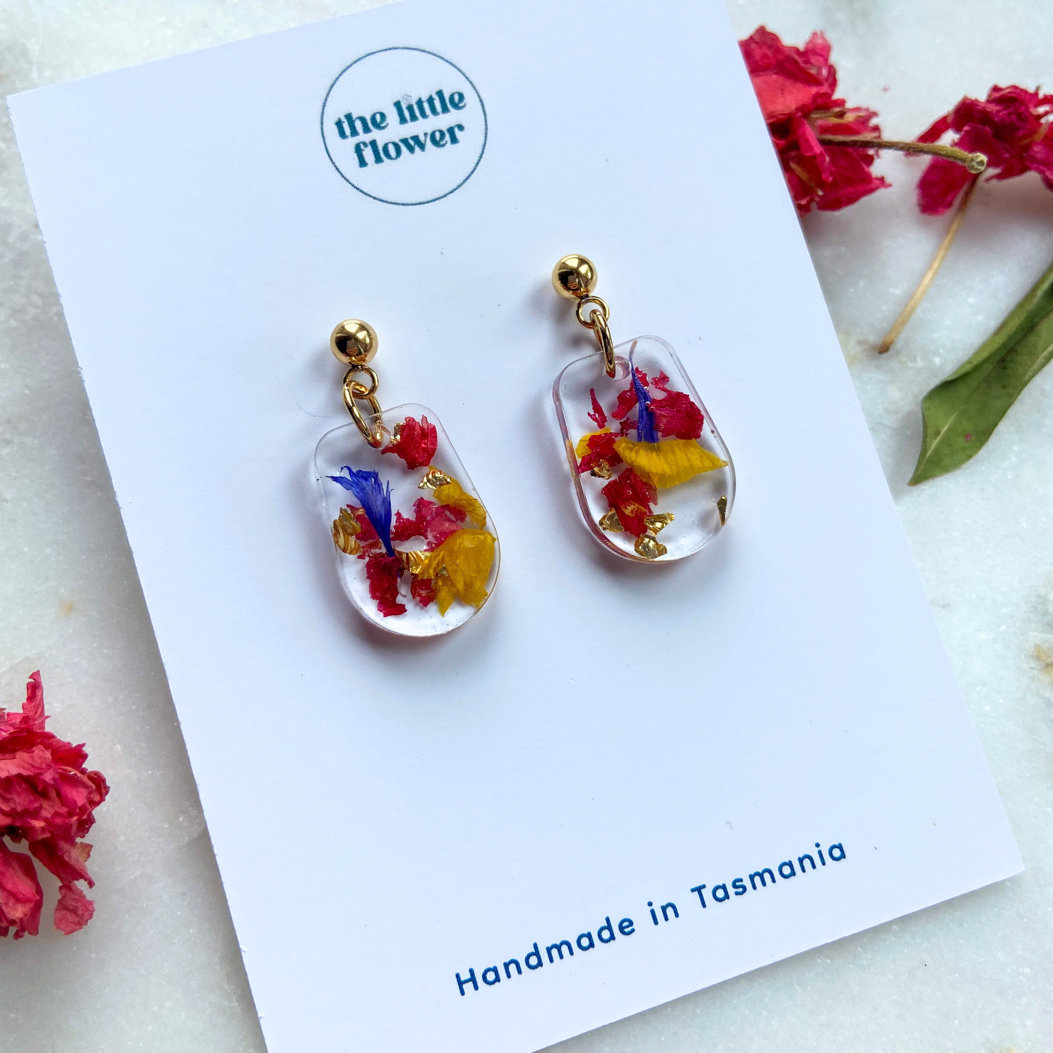 The Little Flower Handmade – wholesale Hängande örhängen – Blomma Vas Dinglar2