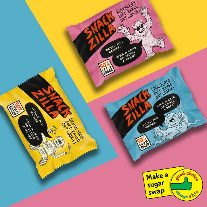Snackzilla – wholesale Biscuit – SNACKZILLA Chocolate Oat Cookies