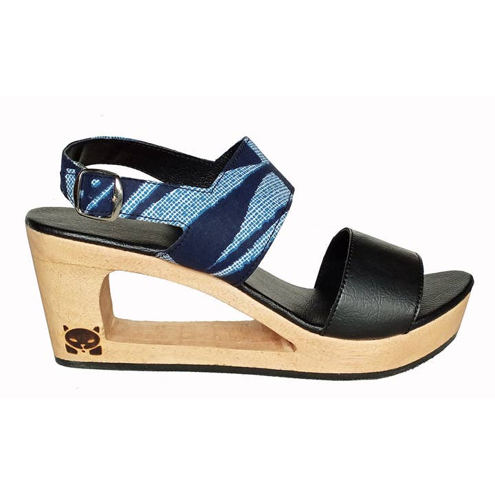 OMES - Wholesale Clogs - Women's - S48: Carved Wood High Heel Slip-On Clogs Big Sizes Available3