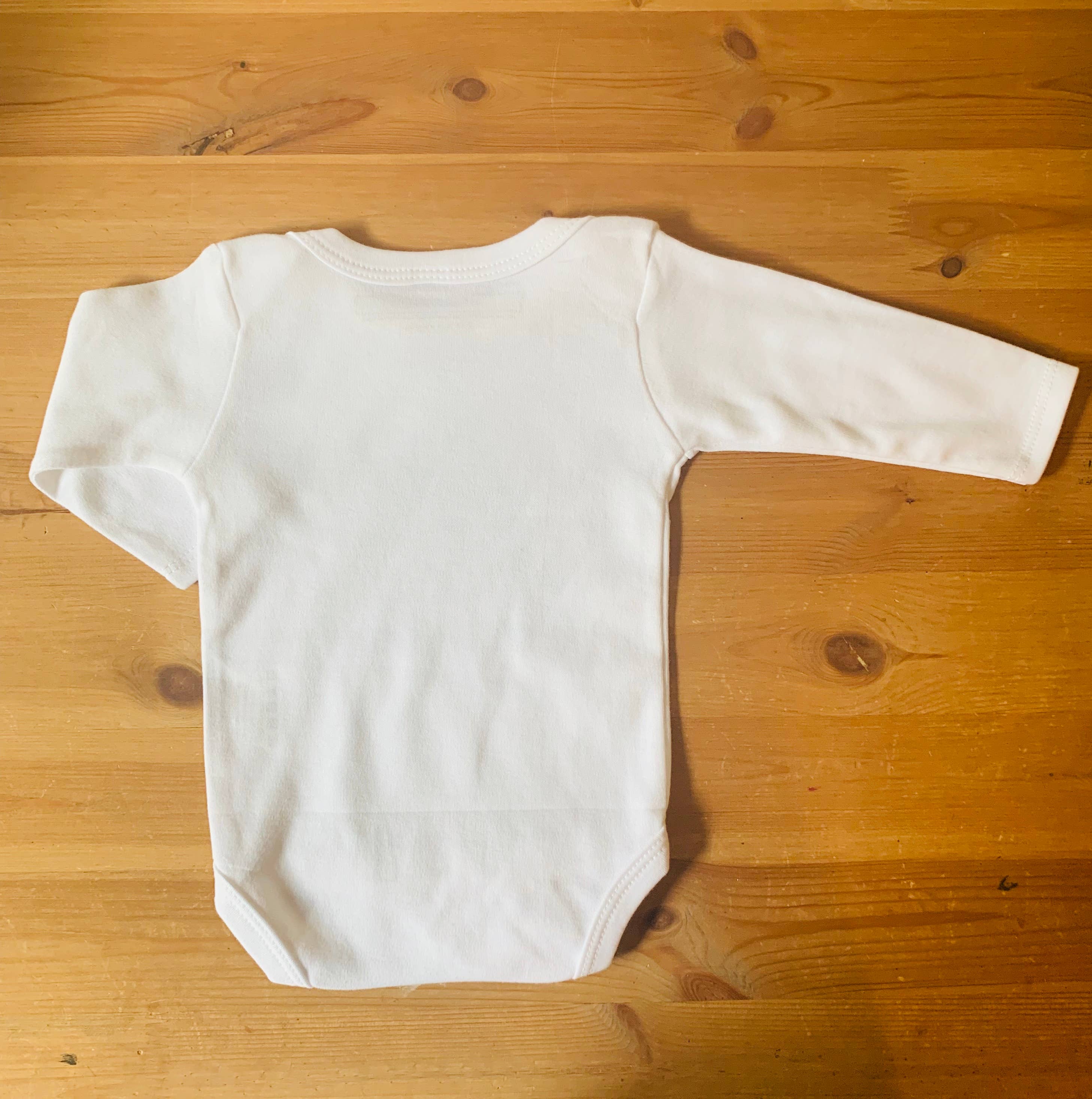 Shakes + Speares - Wholesale Bodysuit (Non-Footed) - Baby - Baby LS White Bodysuit - 1st Christmas9