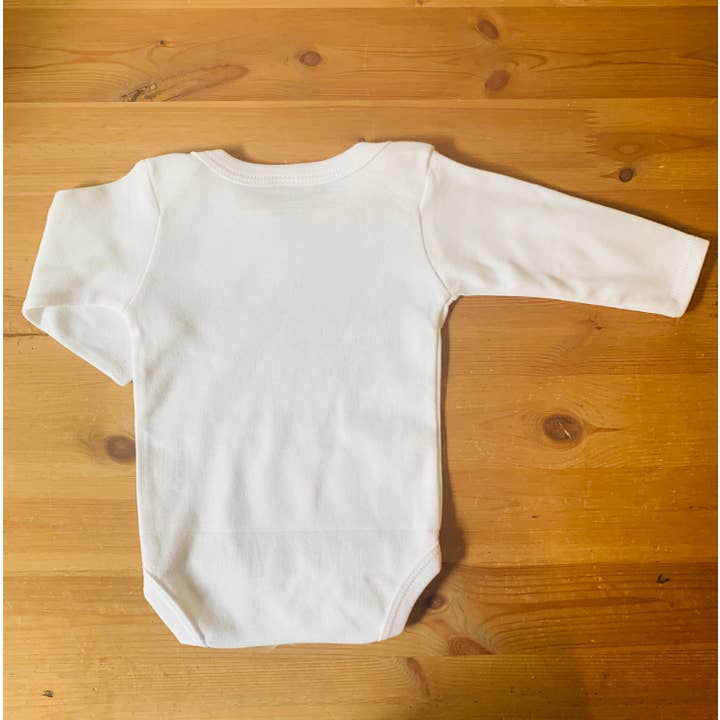 Shakes + Speares - Wholesale Bodysuit (Non-Footed) - Baby - Baby LS White Bodysuit - 1st Christmas9