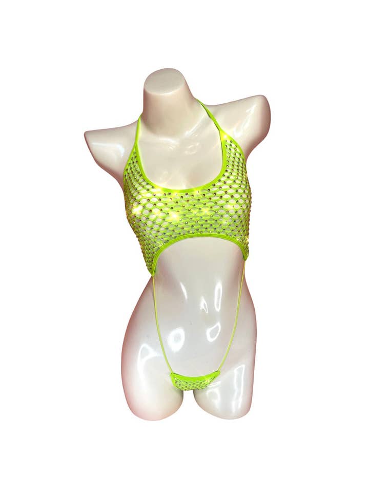 Candyland - Wholesale One Piece Swimsuit - Women's - Performance Crystal Bodysuit11