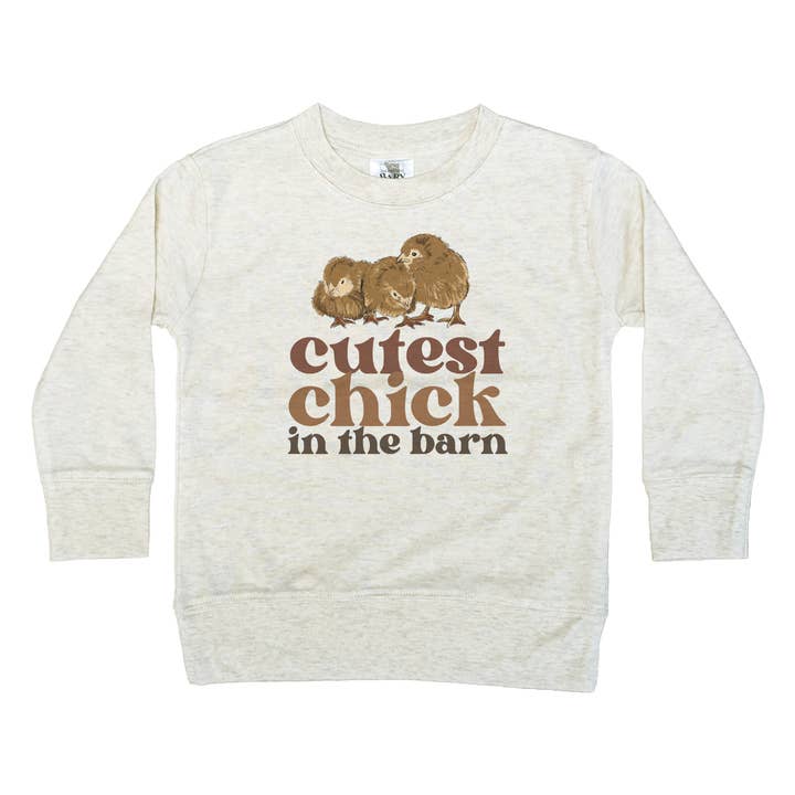 Cutest Chick Western Country Girl Clothing Farm Chicken Top for wholesale by Barefoot Baby