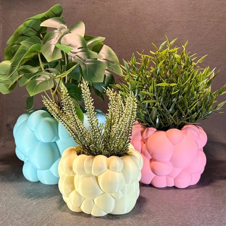 <3 Studio - Wholesale Plant Pot - Bubbly Goodness Planter – Playful Eco-Friendly Design