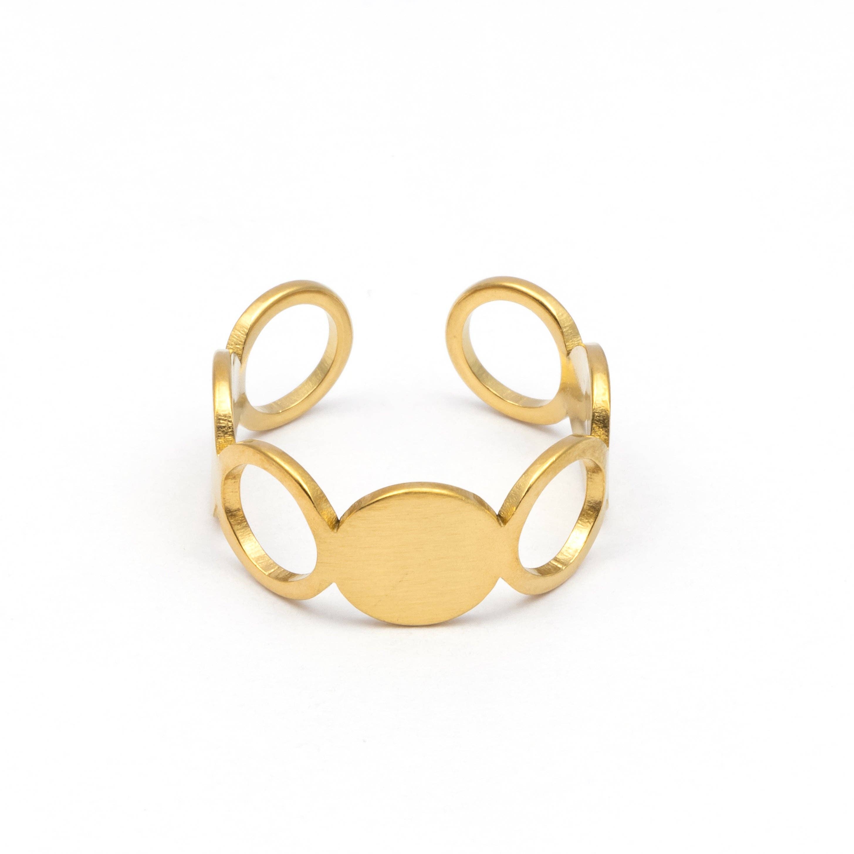 WAUW Fashion - Wholesale Band/Stacked Ring - Ring Soraya | Premium Stainless Steel0