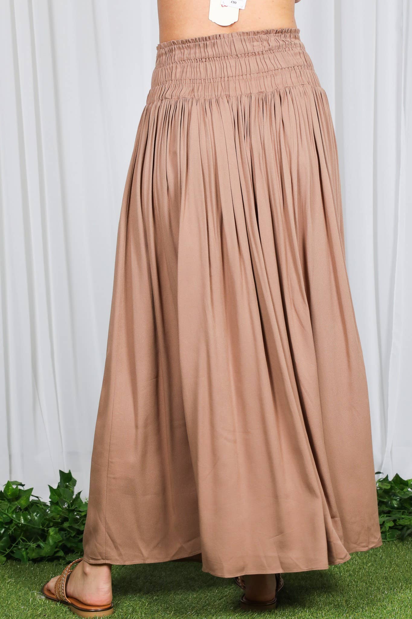 Vine & Love - Wholesale Skirt - Women's - Casual Maxi Flowy Bohemian Renaissance Long Skirt VS8294018