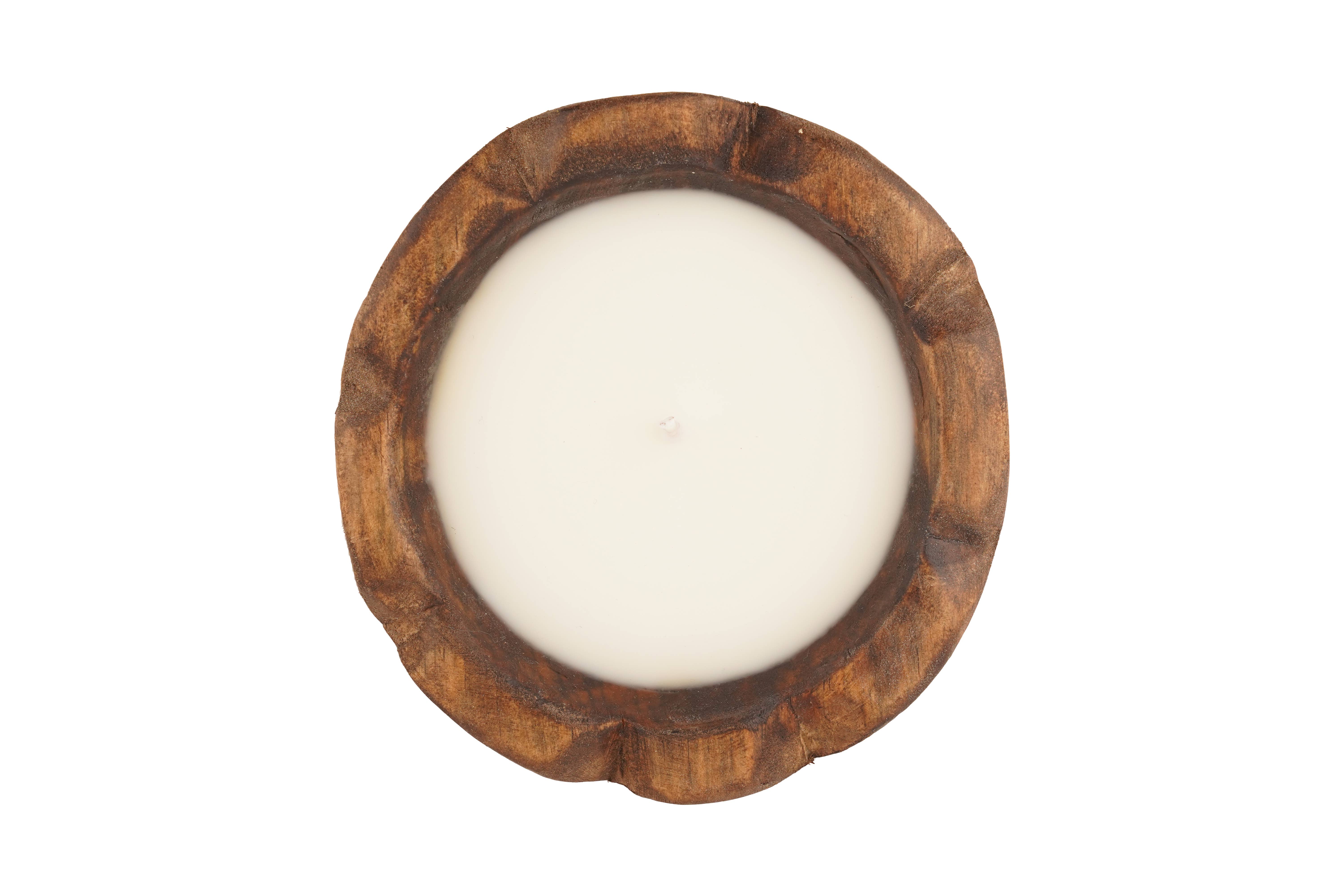 My Amigos Imports - Wholesale Candle holder - Stubby™ Mini Flower Dough Bowl-Candle Ready-6 inches8