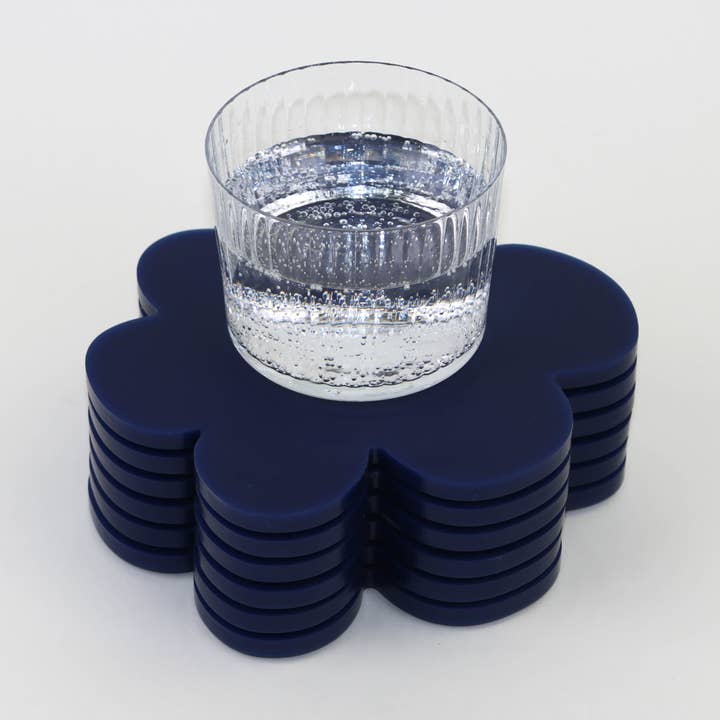 Navymatt glasunderlägg för wholesale av Vahz Studio