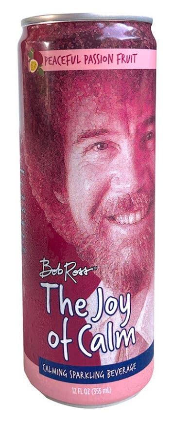 Grandpa Joe's Candy Shop - Vente Eau gazeuse - Bob Ross Joy of Calm, boisson pétillante apaisante, 12 carats0