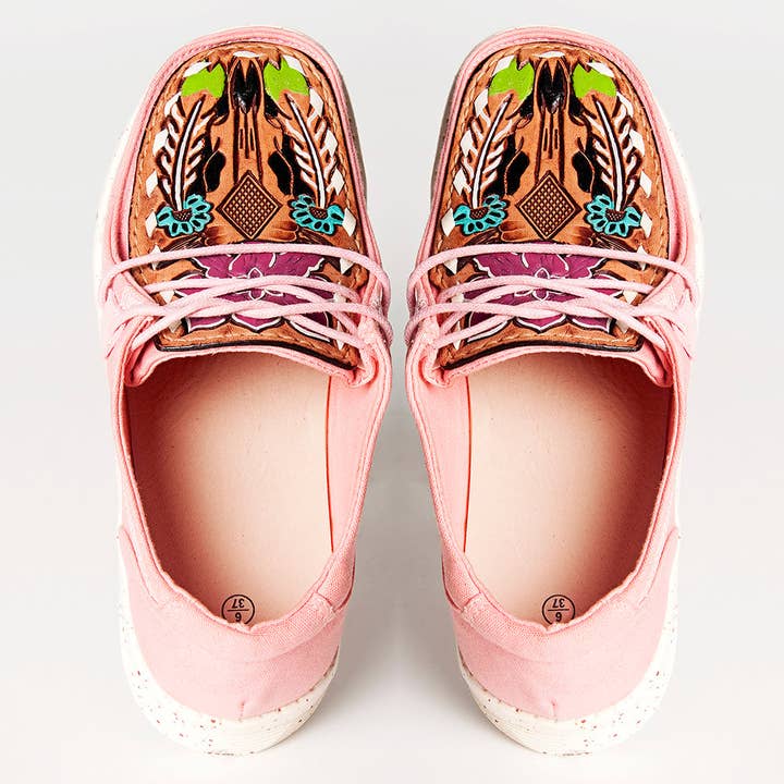 LC-ADFT133PK2 Äkta läderdetaljer sko fotbeklädnad slip-on för wholesale av LS Western