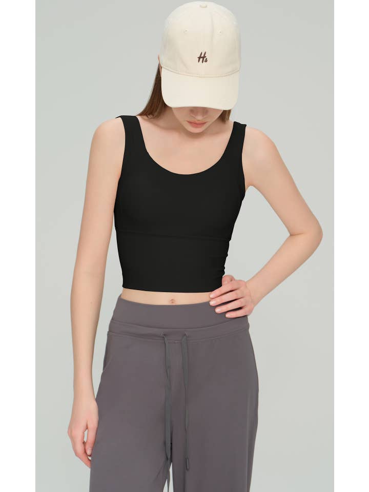 91thelabel - Wholesale Sports Bra - Women's - Eris Color Contrast Longline Sports Bra 9