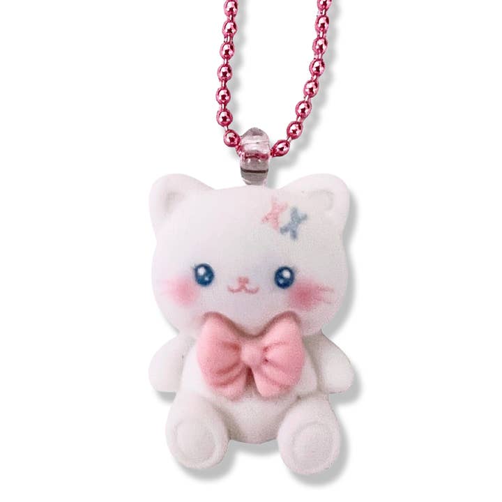 Pop Cutie Accessories & Gifts - Wholesale Kids Necklace - Kids - Pop Cutie Mochi Kitten Kids Necklaces - Jewelry1