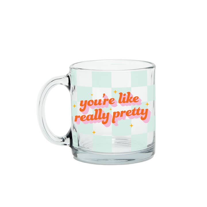 Talking Out of Turn - Wholesale Coffee Mug - New! Clear Glass Mugs (Topseller!)