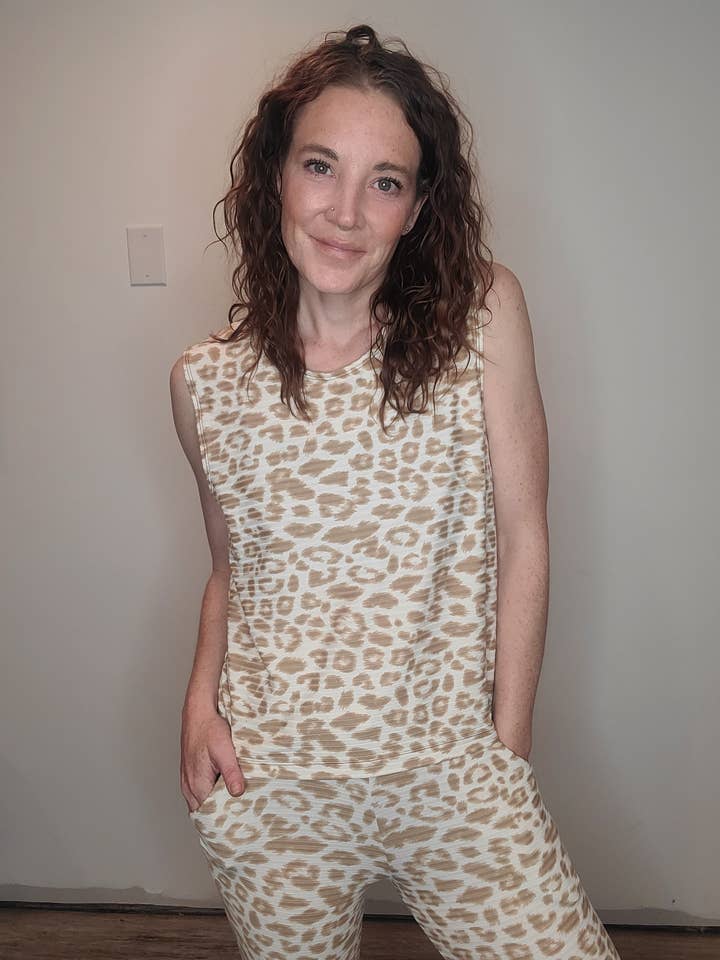 Limonade loungeset - Taupe luipaardrib voor wholesale door pippa and peach