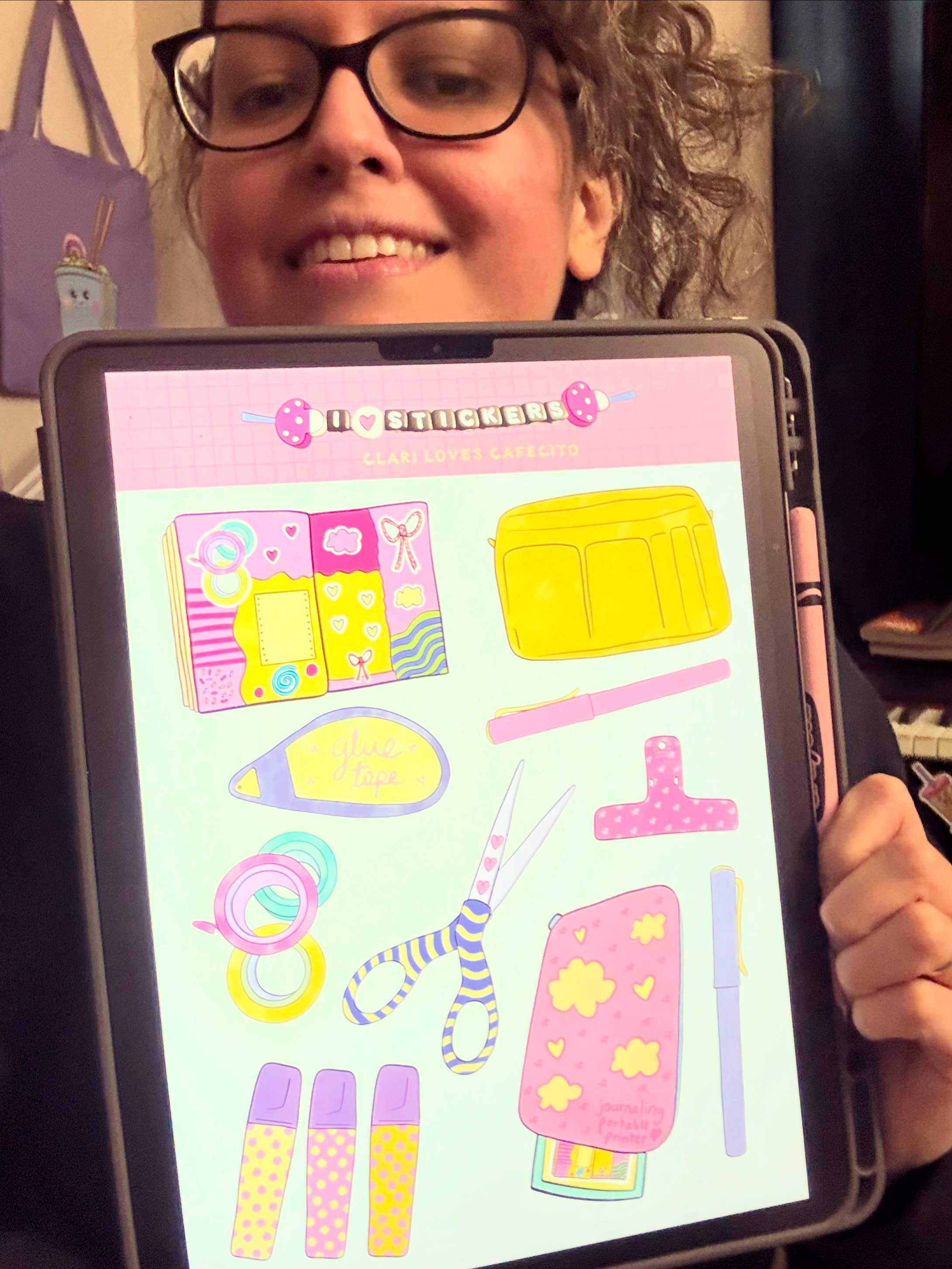 Clari Loves Cafecito - Wholesale Sticker - All the Journaling Things (A5 Sticker Sheet)3