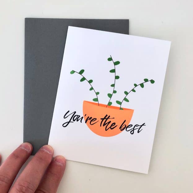 Du bist die beste Pflanzenkarte Danke für den Großhandel von PAGEFIFTYFIVE