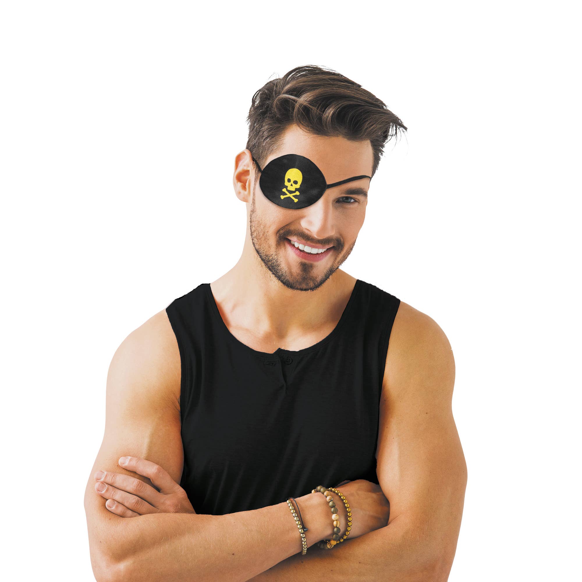 Party Pro - Wholesale Costume - Unisex - PIRATE FABRIC EYE COVER3