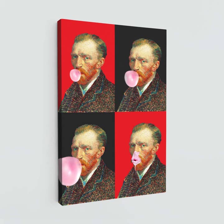 Vincent Gum Explosion lærredstryk for engroshandel hos Dikhotomy