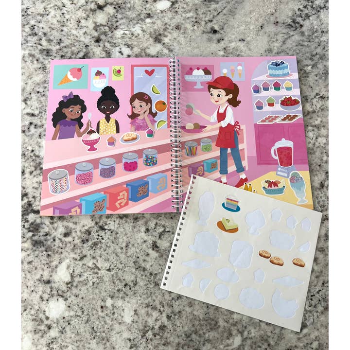 Cottage Door Press - Vente Livre de coloriage et d'activités pour enfants et bébés - Mon incroyable livre d'activités de stickers et de coloriage2