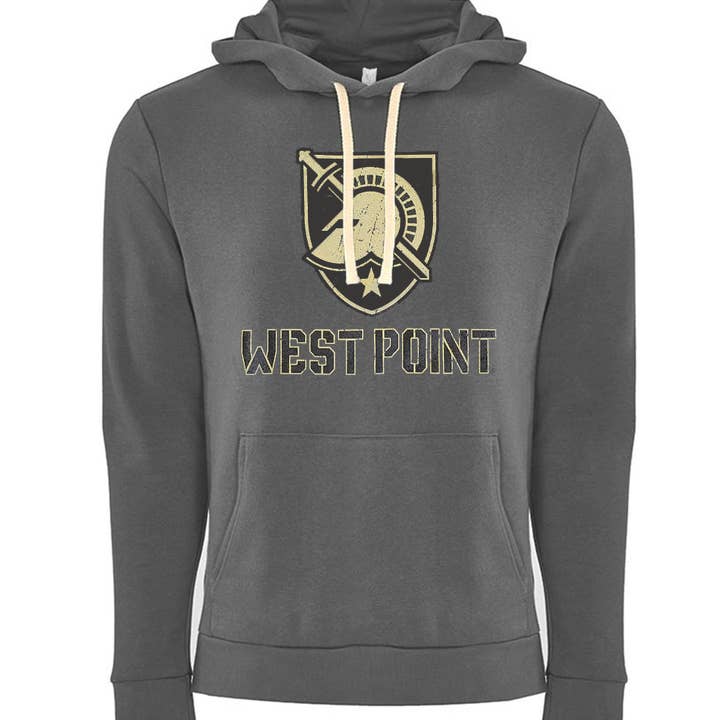 Army West Point Shield Hooded Sweatshirt for wholesale by Nudge Printing
