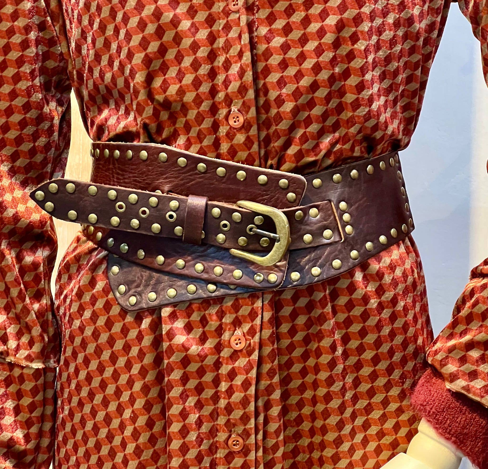 SWEET MAGIC SHOES & BAGS - Wholesale Belt - Women's - LEATHER BELT WITH DETAILS0