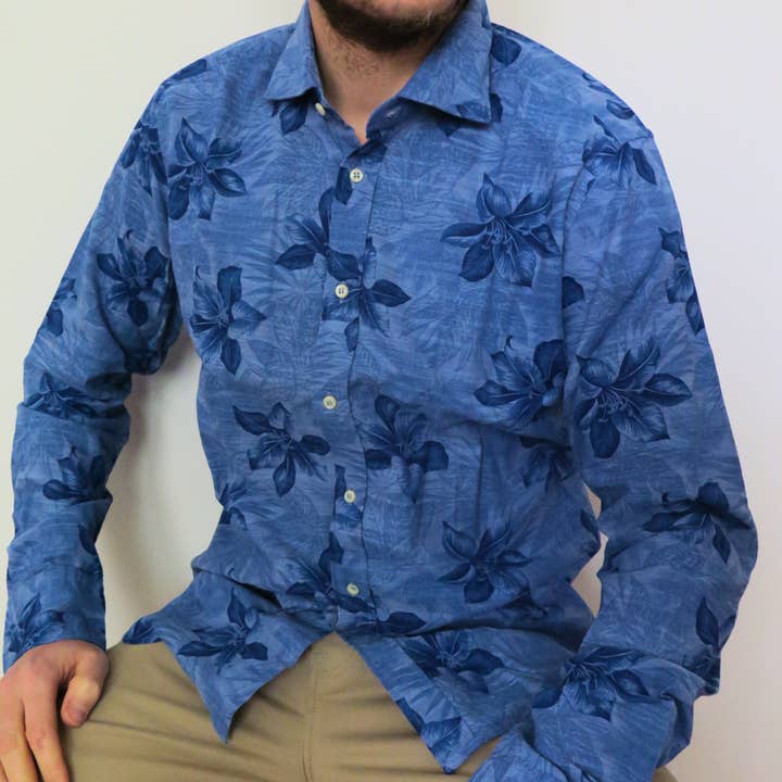 Alix Lots 6 - shirt, 100% katoen, relaxte pasvorm, franse kraag voor wholesale door Bevilacqua Firenze