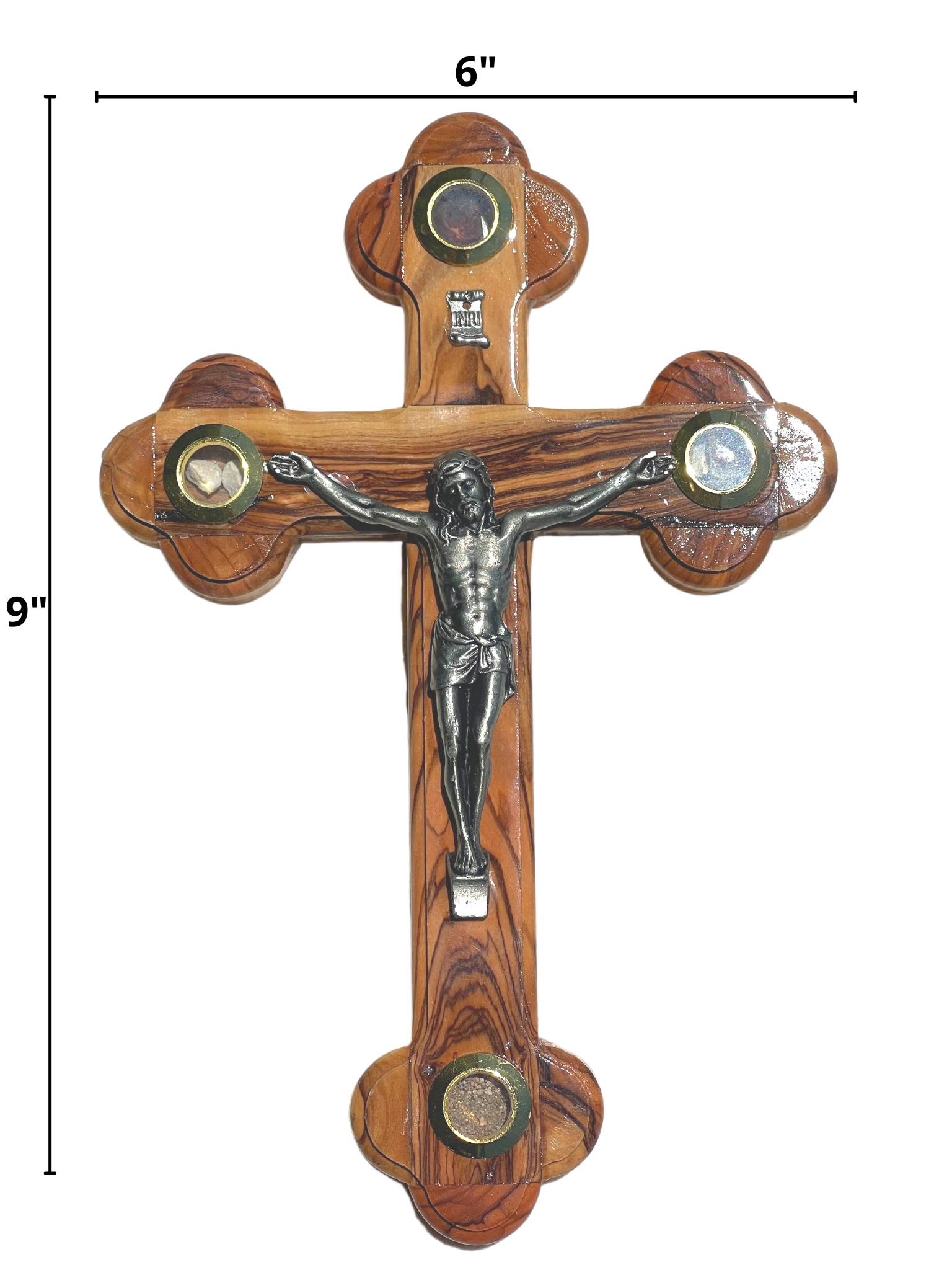 3 Arches USA - Wholesale Wall Cross - Olive Wood Cross With Crucifix-Wall Hanging Christian Cross2