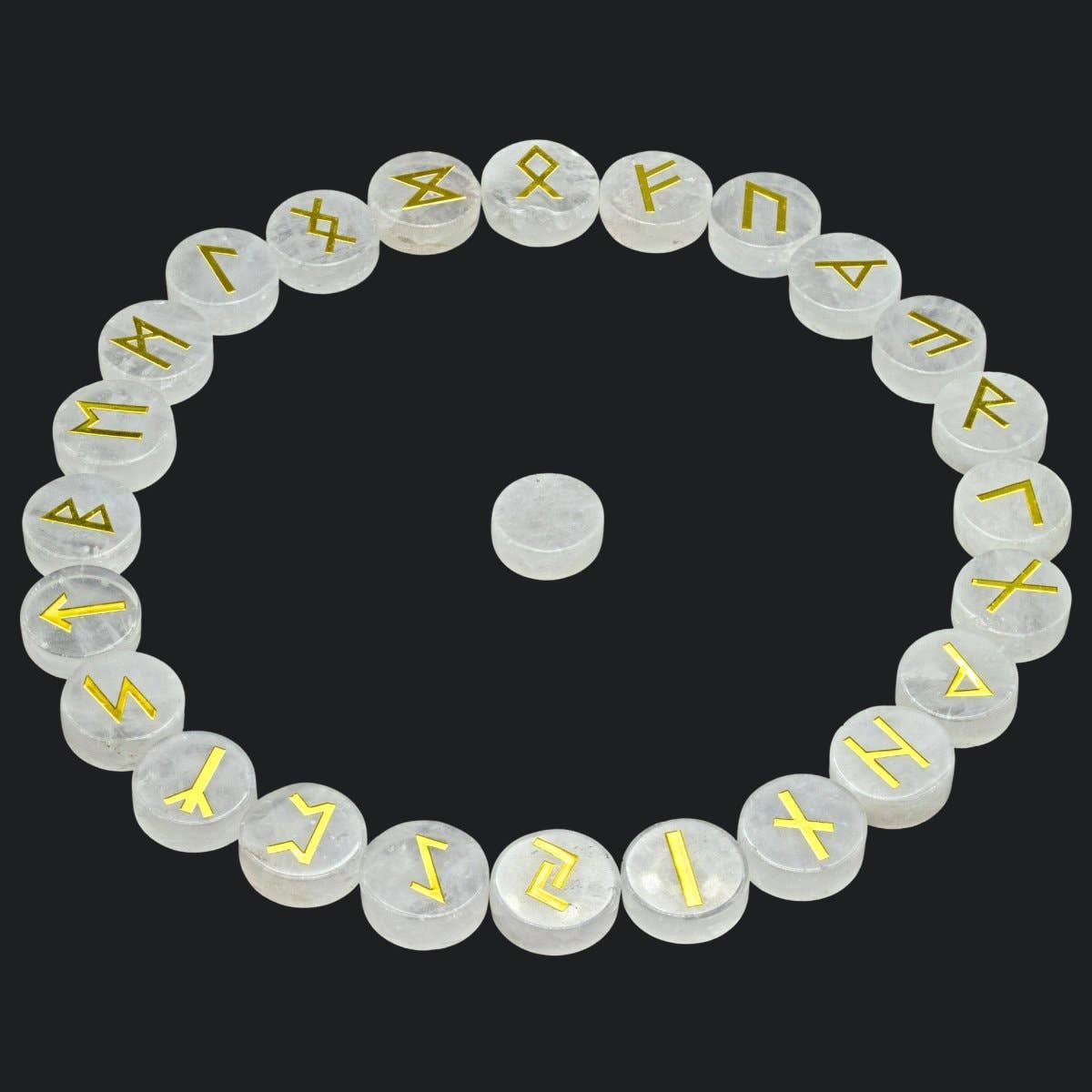 Crystal River Gems LLC - Wholesale Spiritual Stone/Crystal - Gemstone Rune Stones ( 25 Pc Sets )0