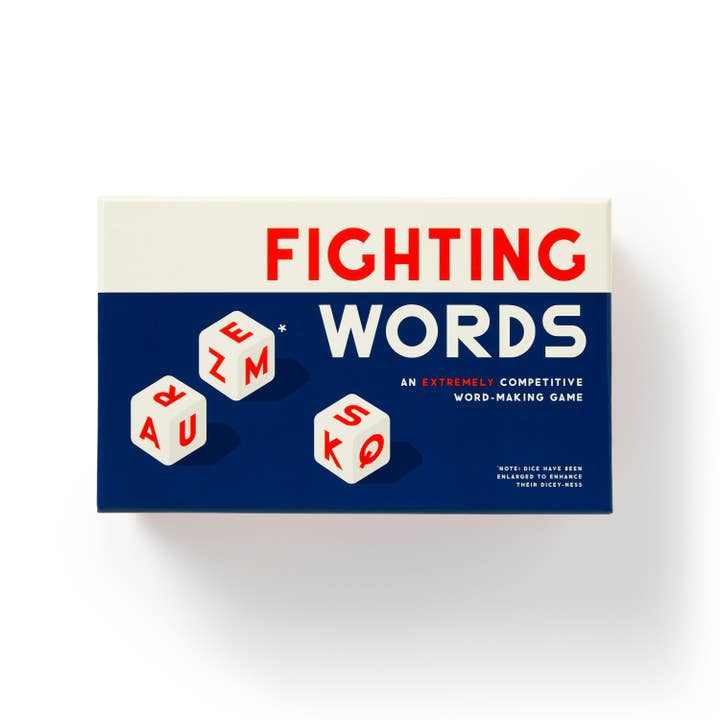 Chronicle Books - Wholesale Dice - Brass Monkey Fighting Words Dice Game