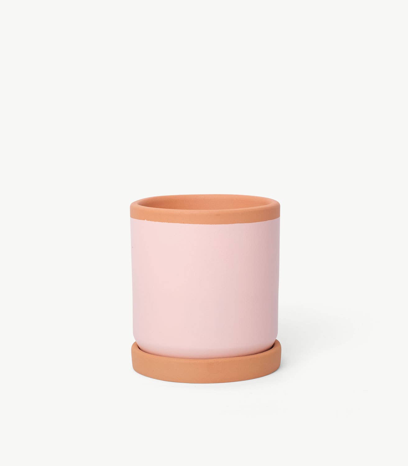 Casa Atlântica – wholesale Kruka – Rosa målad krukformad blomkruka i lera1