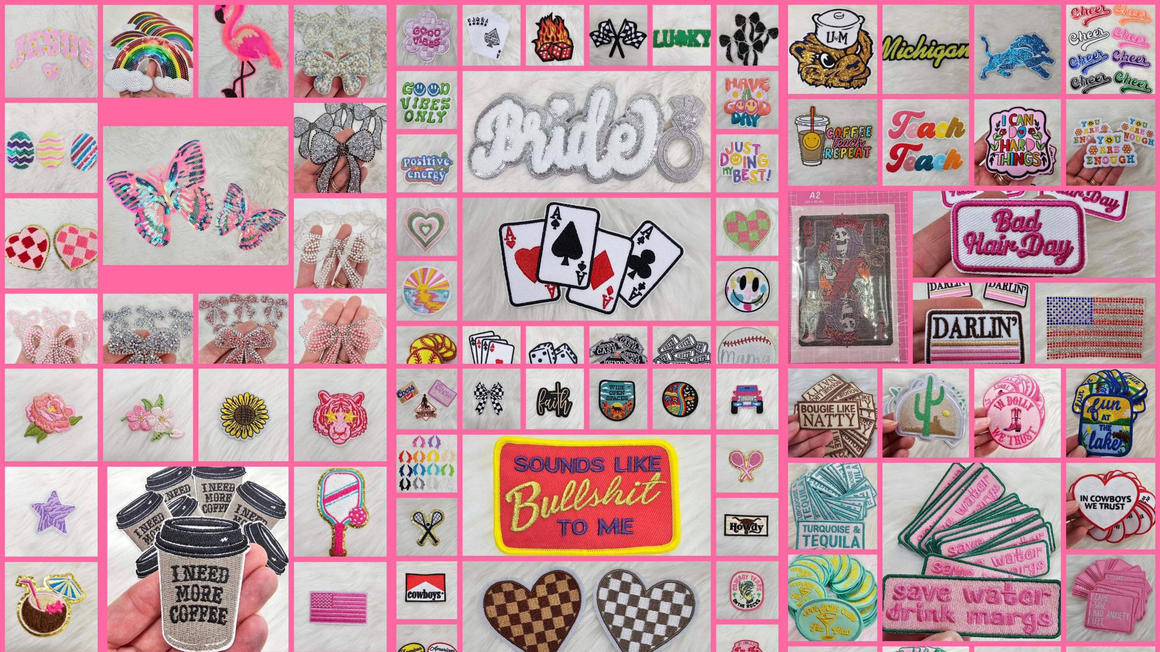 Scratch Decor - Wholesale Patch - Mystery Bundles of Small Hat Patches6