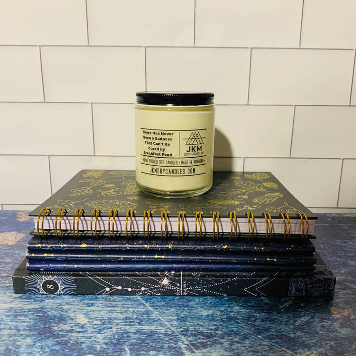 Sadness Cured by Breakfast Food - Pop Scents Parks & Rec for wholesale by JKM Soy Candles