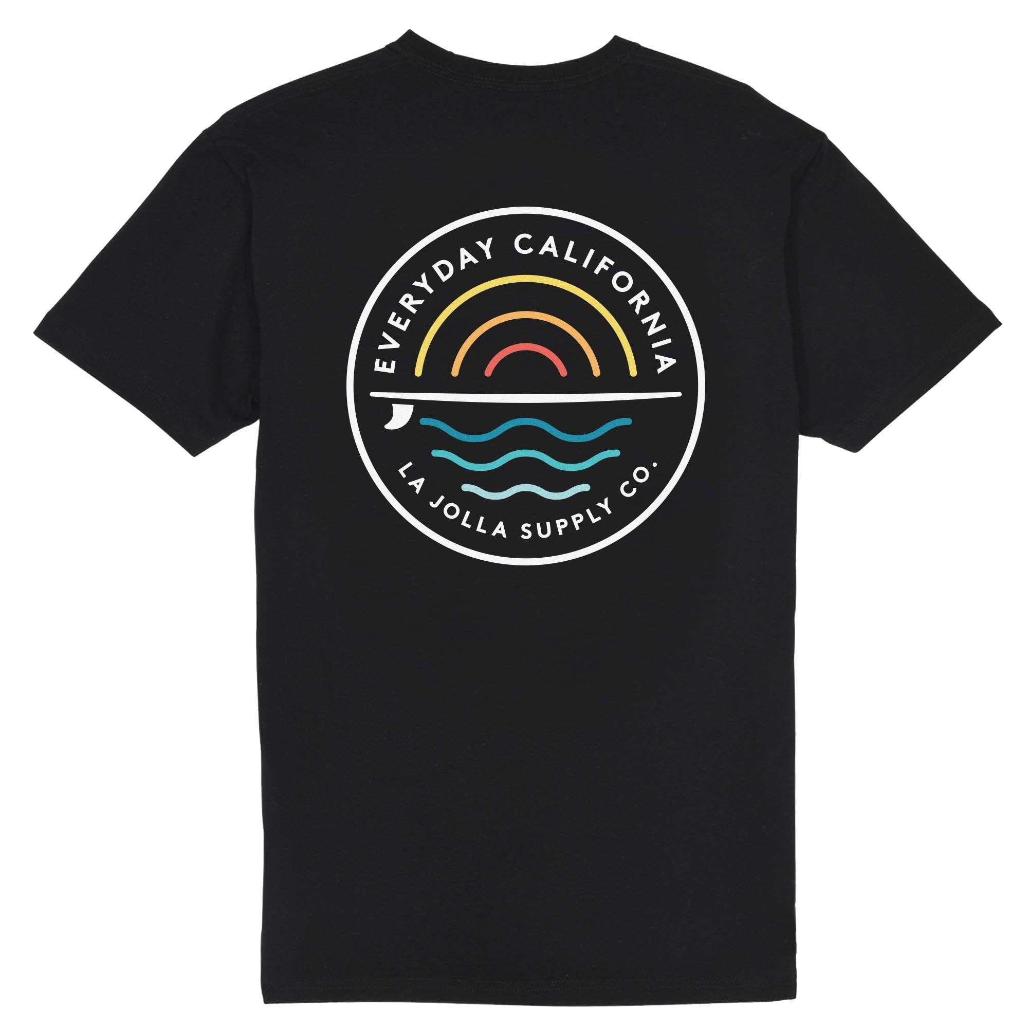 Everyday California - Wholesale T-shirt met print - Heren - Cabrillo T-shirt - California Retro Surf T-shirt2
