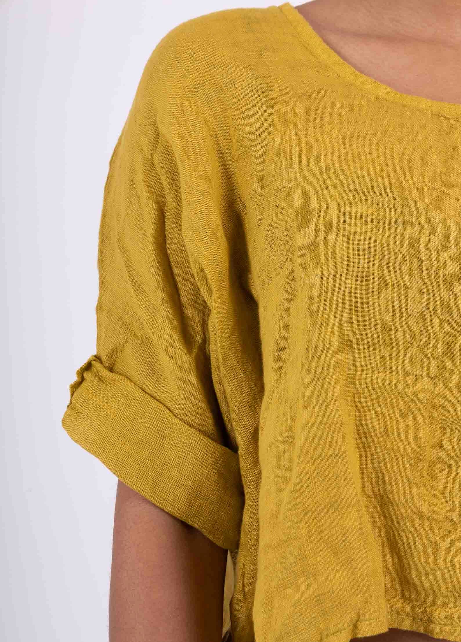 LINEN & COTTON HOUSE – Engroshandel Bluse - Dame – 18415 top i hør til forårs- og sommertøj26