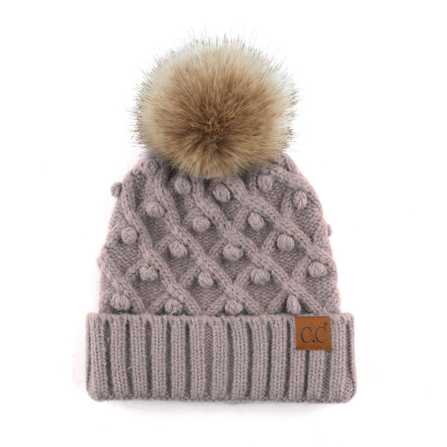 Truly Contagious - Wholesale Beanie - Kids - CC Kids Crafted Pom Detail Beanie ( KIDS-3836 )1