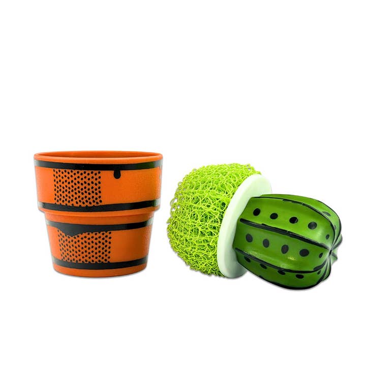 Everyday Objects - Wholesale Cleaning Brush - Cactus Makes Perfect Mesh Scrub Brush for Dishes4