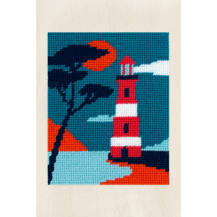 DMC - Wholesale Embroidery/Cross Stitch Supplies - DMC Designer Needlepoint Tapestry Kit - Lighthouse1