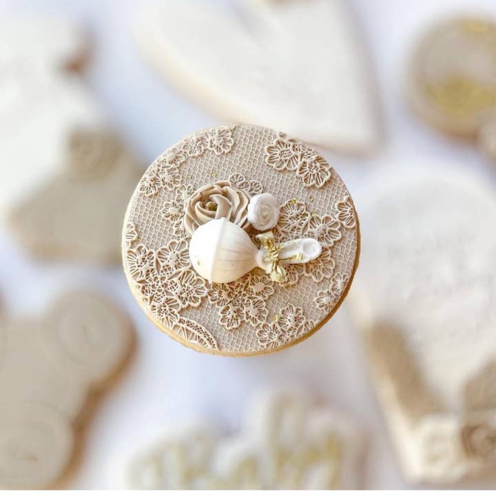 Lace Pattern Texture Mat Embosser. for wholesale by Welshcrafter Design