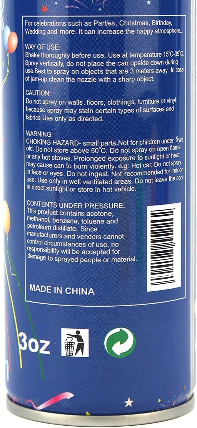 AJ TOYS & GAMES - Wholesale Party Favor - Fun Party String Streamer Spray In A Can 3 oz per bottle12