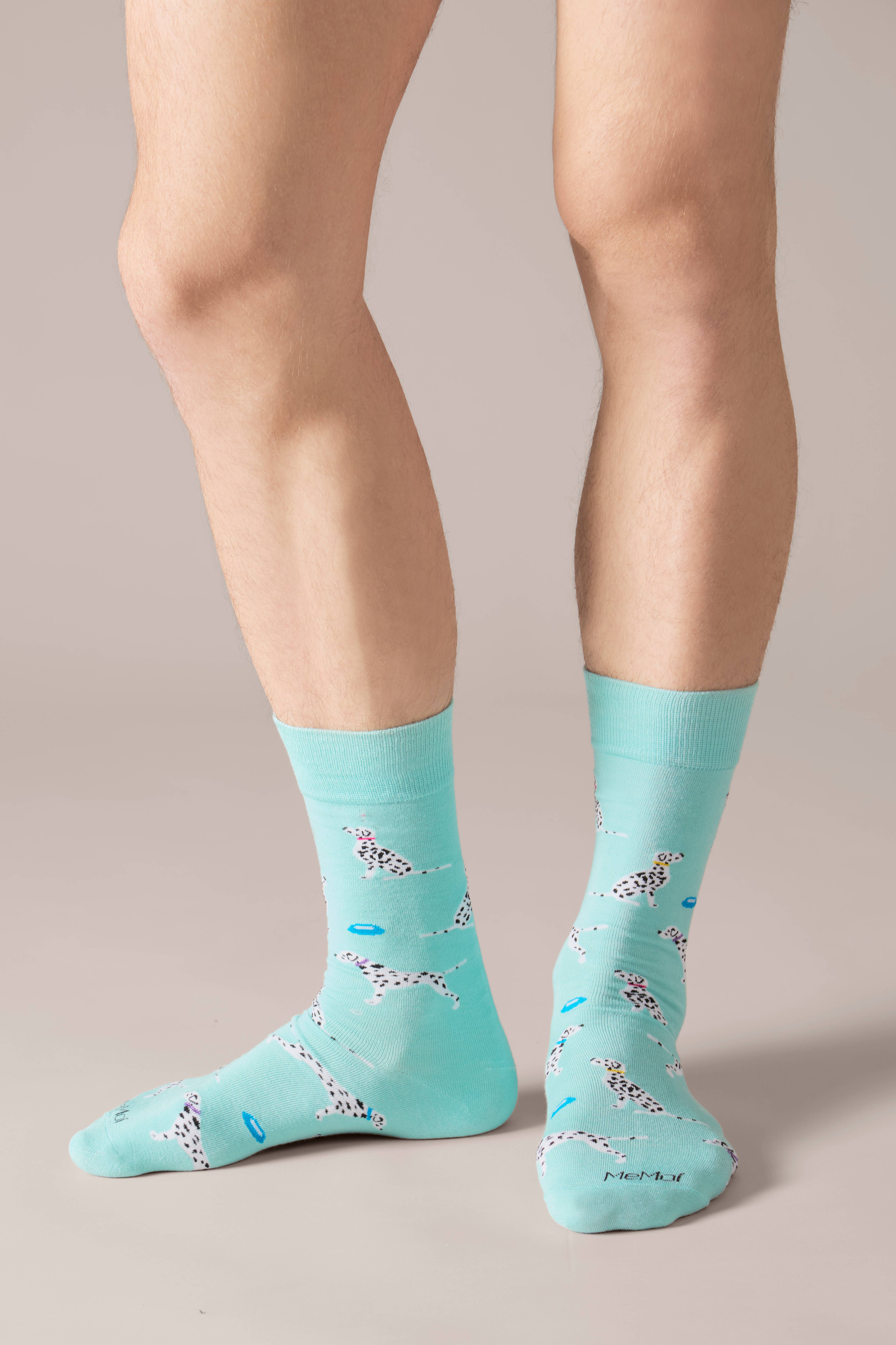 Capri Breeze Dalmatian Men`s Bamboo Crew for wholesale on Faire3