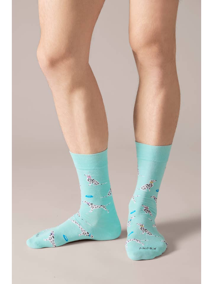 Capri Breeze Dalmatian Men`s Bamboo Crew for wholesale on Faire3