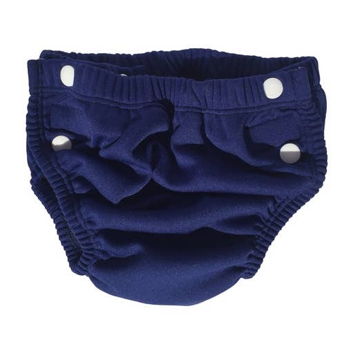 Nappy Swim Racer One Size ( 3-24 Month) Navy Smiley for wholesale by Strooem