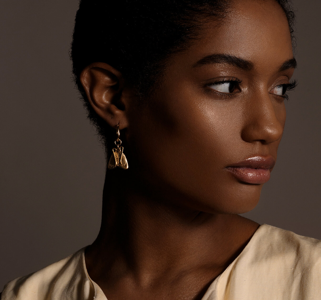 Cire’ Alexandria - Wholesale Dangle Earrings - Small Moth Dangles, Gold Fill and Bronze, Moth Earrings.0